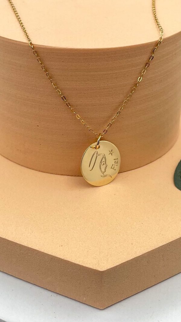 Collier médaille Vierge Marie Fiat Argent ou Plaqué Or | Fiat – Image 6