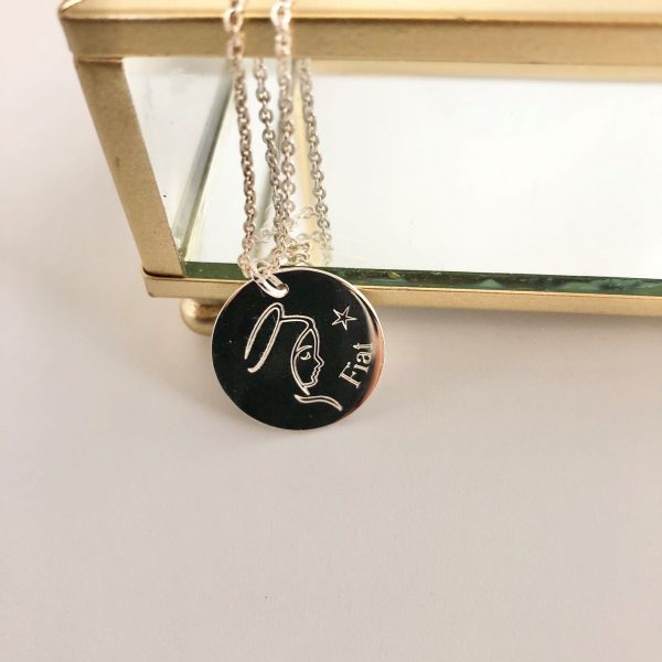 Collier médaille Vierge Marie Fiat Argent ou Plaqué Or | Fiat – Image 8