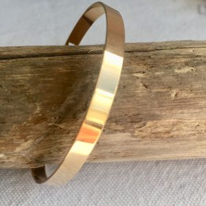 Bracelet Jonc lisse Plaqué Or | Kauai