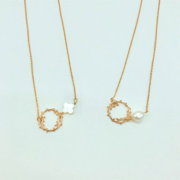Collier Perle de culture baroque Plaqué Or | Papouasie – Image 2