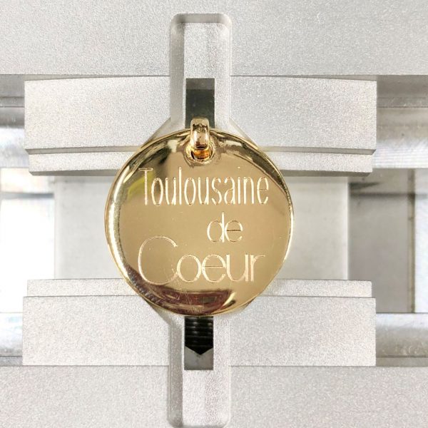 Collier Gravé & Personnalisé Plaqué Or | Toulousaine de Coeur – Image 3